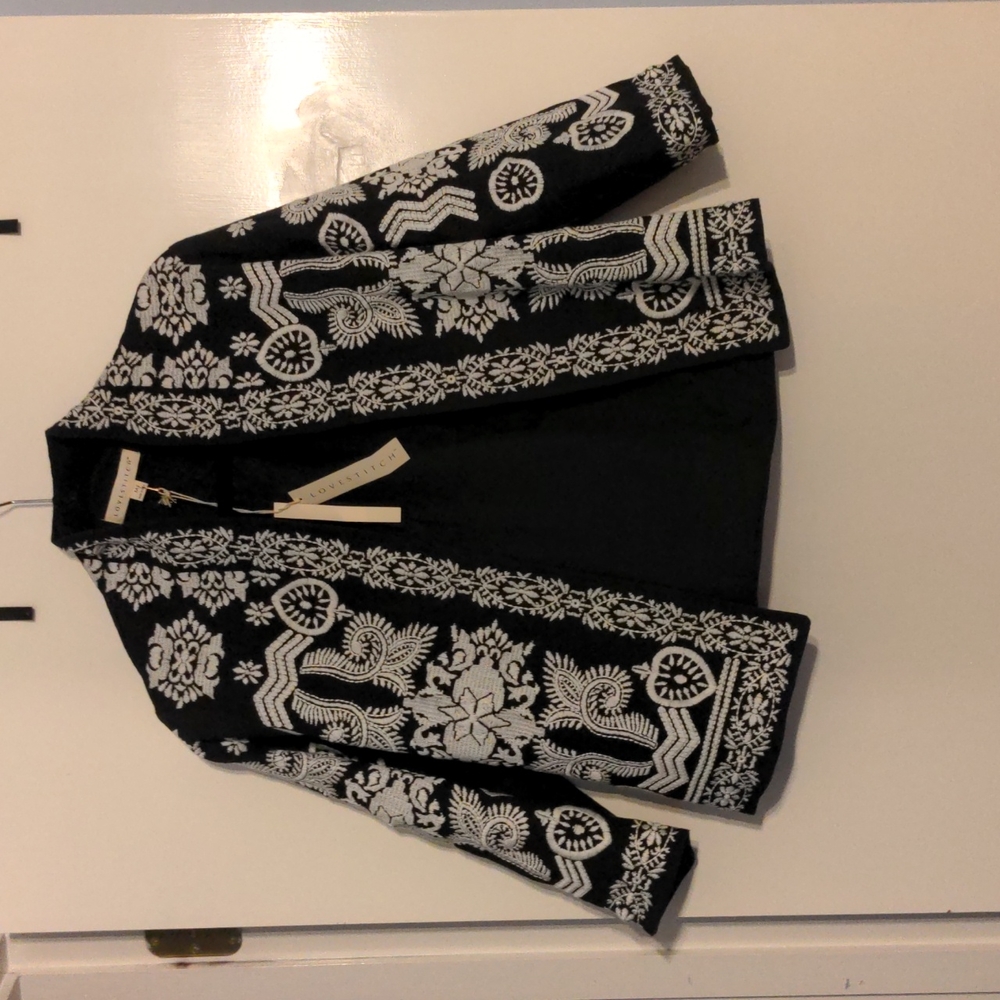 Embroidered blazer/jacket